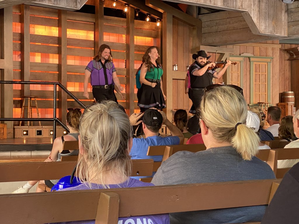 view of the forever country show at dollywood