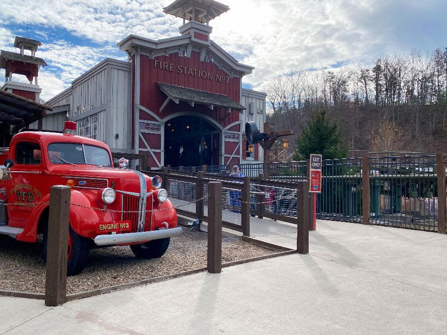 firechaser express fire station entrance