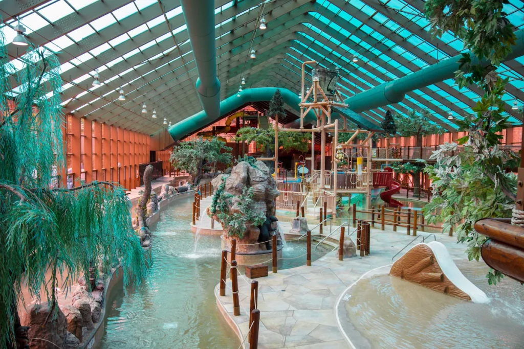 inside the Westgate Smoky Mountains waterpark